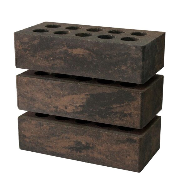 Кирпич FashionBrick Шварцбраун Гладкий